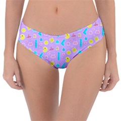 Arcade Dreams Lilac Reversible Classic Bikini Bottoms by thePastelAbomination