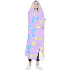 Arcade Dreams Lilac Wearable Blanket by thePastelAbomination