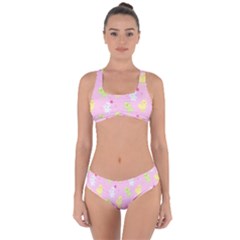 Pastel Adventure Criss Cross Bikini Set by thePastelAbomination