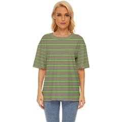 Green Scene Oversized Basic Tee by themeaniestore