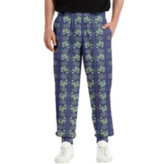 Flowers Pattern Men s Elastic Waist Pants by Sparkle