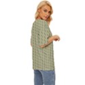 Wicker Weave Green Oversized Basic Tee View3