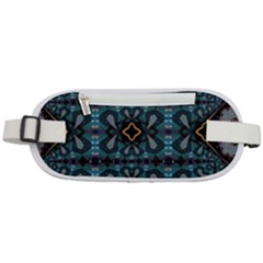 Blue Pattern Rounded Waist Pouch by Dazzleway