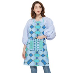 Turquoise Pocket Apron by Dazzleway