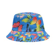 Bright Butterflies Circle In The Air Inside Out Bucket Hat by SychEva