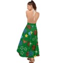 Gingy Green Backless Maxi Beach Dress View2