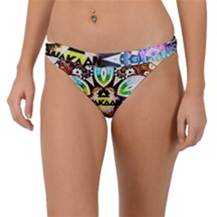 375 Chroma Digital Art Custom Band Bikini Bottom by Drippycreamart