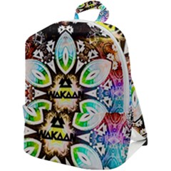 375 Chroma Digital Art Custom Zip Up Backpack by Drippycreamart