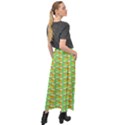 Fruits Velour Split Maxi Skirt View2