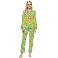 Fruits Womens  Long Sleeve Pocket Pajamas Set by Sparkle