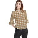 Geometry Loose Horn Sleeve Chiffon Blouse View1