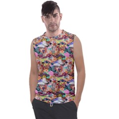 Retro Color Men s Regular Tank Top by Sparkle