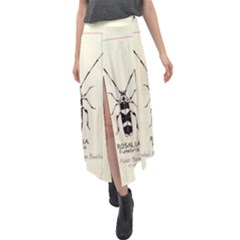 Banded Alder Borer  Velour Split Maxi Skirt by Limerence