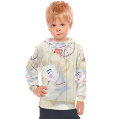 Clown Maiden Kids  Hooded Pullover by Limerence