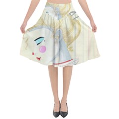 Clown Maiden Flared Midi Skirt by Limerence