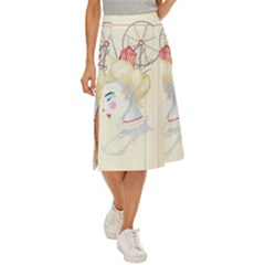 Clown Maiden Midi Panel Skirt by Limerence