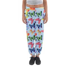 Watercolor Butterflies Women s Jogger Sweatpants by SychEva