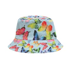 Watercolor Butterflies Inside Out Bucket Hat by SychEva