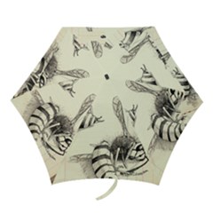 Bees Mini Folding Umbrellas by Limerence