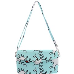 Doodle Poodle  Removable Strap Clutch Bag by IIPhotographyAndDesigns