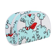 Doodle Poodle  Make Up Case (small) by IIPhotographyAndDesigns