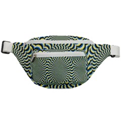 Illusion Waves Pattern Fanny Pack by Sparkle