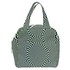 Illusion Waves Pattern Boxy Hand Bag by Sparkle