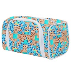 Illusion Waves Pattern Toiletries Pouch by Sparkle