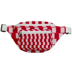 Illusion Waves Pattern Fanny Pack by Sparkle