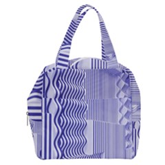 Illusion Waves Pattern Boxy Hand Bag by Sparkle