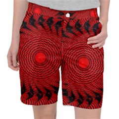 Illusion Waves Pattern Pocket Shorts by Sparkle