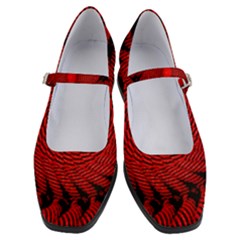 Illusion Waves Pattern Women s Mary Jane Shoes by Sparkle