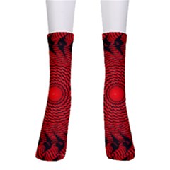 Illusion Waves Pattern Men s Crew Socks by Sparkle