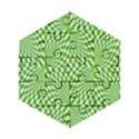 Illusion Waves Pattern Wooden Puzzle Hexagon View1