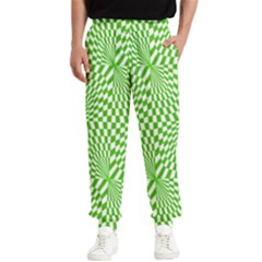 Illusion Waves Pattern Men s Elastic Waist Pants by Sparkle