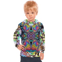 375 Chroma Digital Art Custom Kal00012 Kids  Hooded Pullover by Drippycreamart