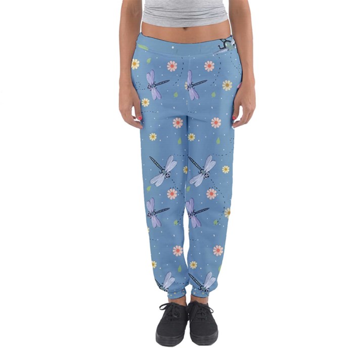 Cute Dragonflies In Spring Women s Jogger Sweatpants