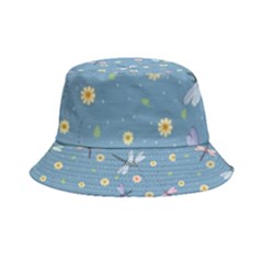 Cute Dragonflies In Spring Inside Out Bucket Hat by SychEva