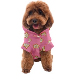 Cookies Pattern Pink Dog Coat by Littlebird