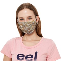 Sea-shells Bg Crease Cloth Face Mask (adult) by SomethingForEveryone