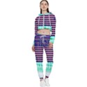 Gradient Cropped Zip Up Lounge Set View1