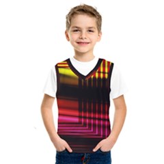 Gradient Kids  Basketball Tank Top by Sparkle