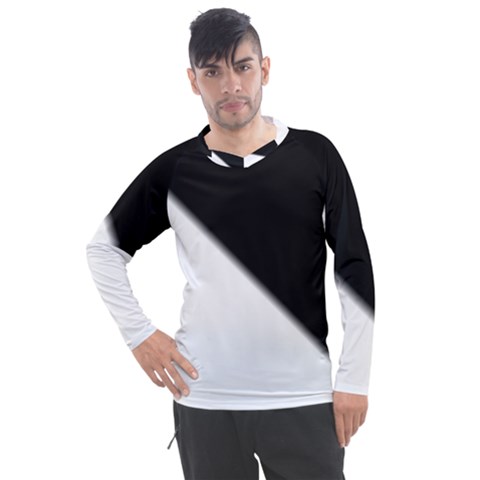 Gradient Men s Pique Long Sleeve Tee by Sparkle