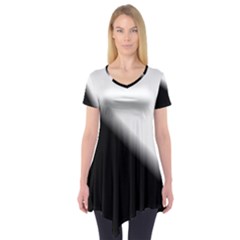 Gradient Short Sleeve Tunic  by Sparkle