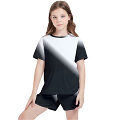 Gradient Kids  Tee And Sports Shorts Set by Sparkle