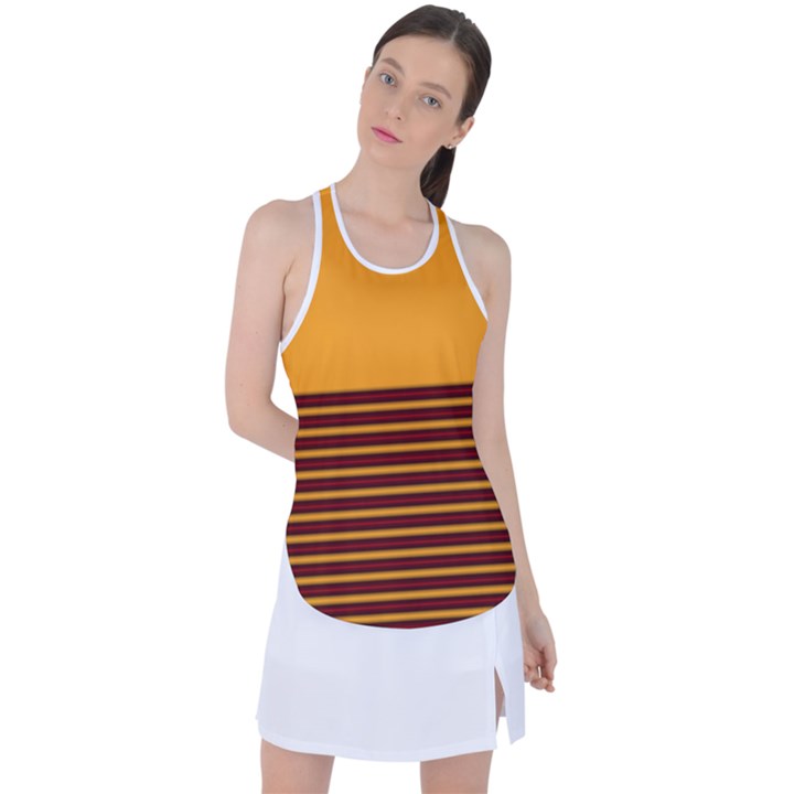 Gradient Racer Back Mesh Tank Top