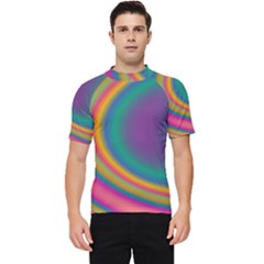 Gradientcolors Men s Short Sleeve Rash Guard by Sparkle