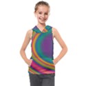 Gradientcolors Kids  Sleeveless Hoodie View1