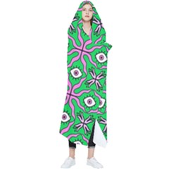 Abstract Illustration With Eyes Wearable Blanket by SychEva