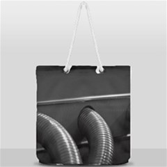 Tubes Of Power Full Print Rope Handle Tote (large) by DimitriosArt